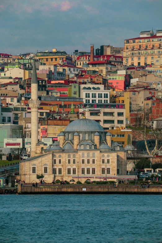 a beautiful old european town by the water