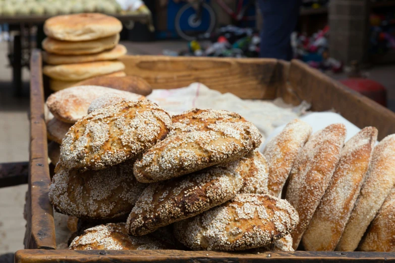 the powdered sugar is displayed in the basket