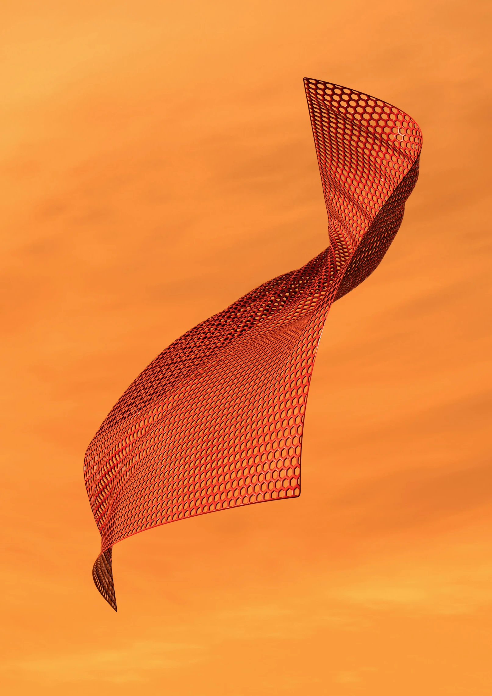 an abstract view of a string net in the sky