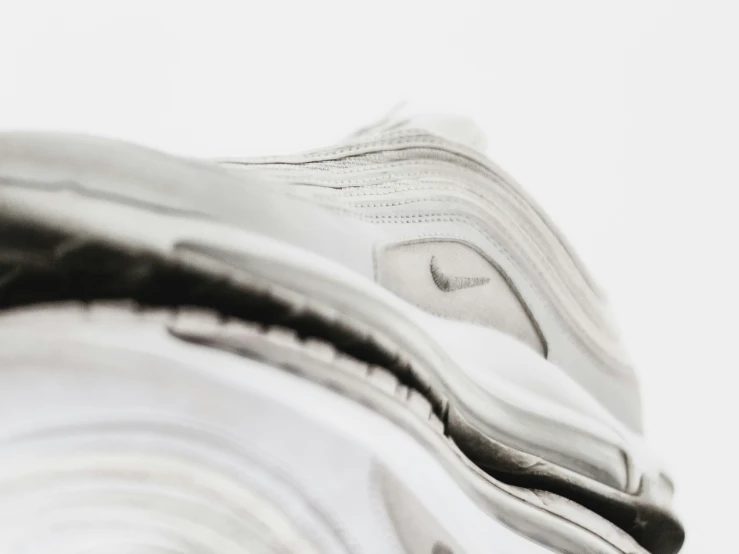 a close up image of a shoe's sole