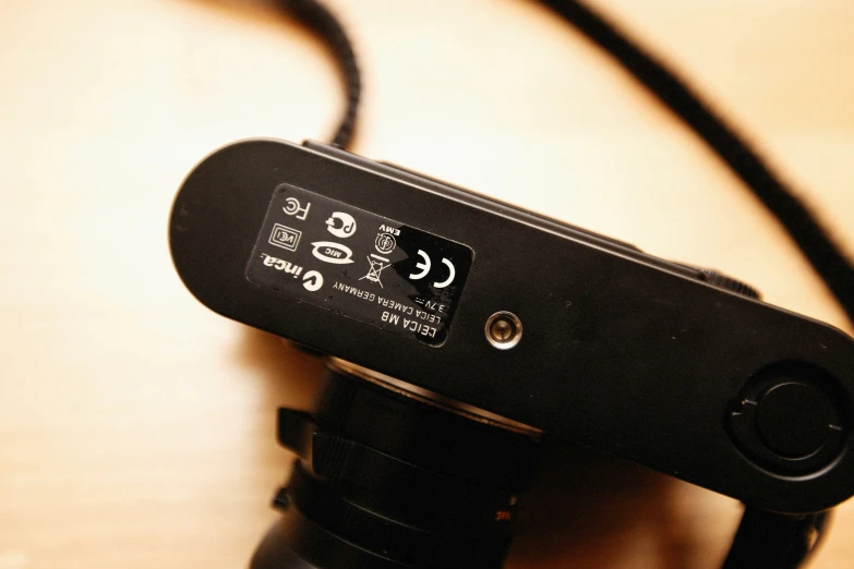 a camera has a flash drive attached to it