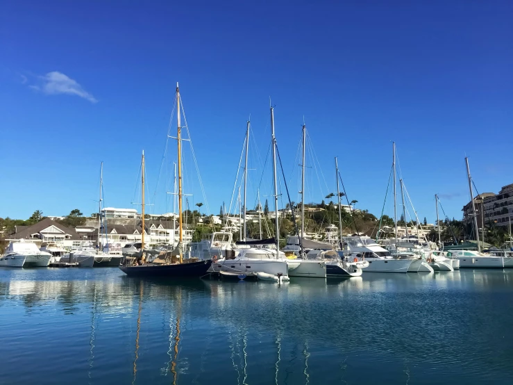 a bunch of boats that are in the water