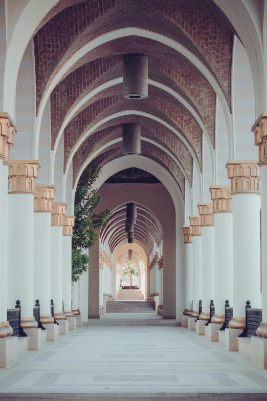 this is an archway of some type in a building