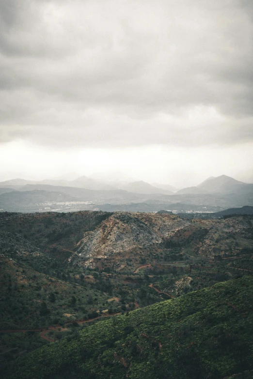 the view of a small hill in the countryside