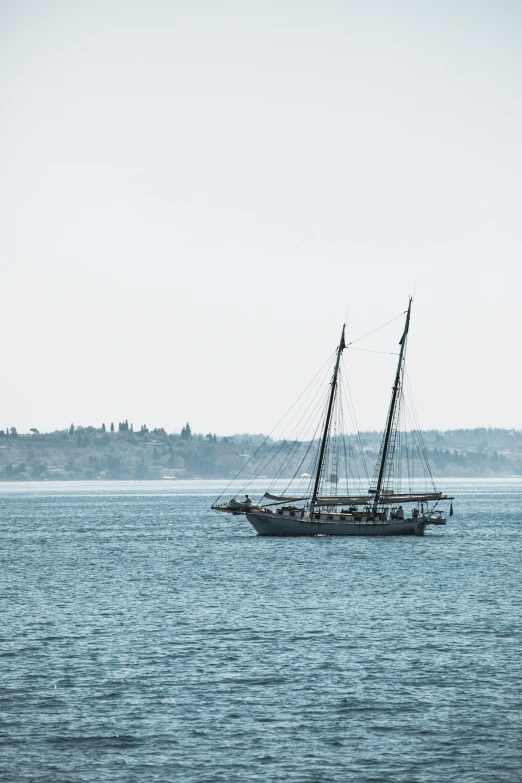 a boat in a large body of water