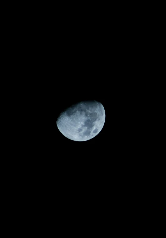 the full moon shining on a black night