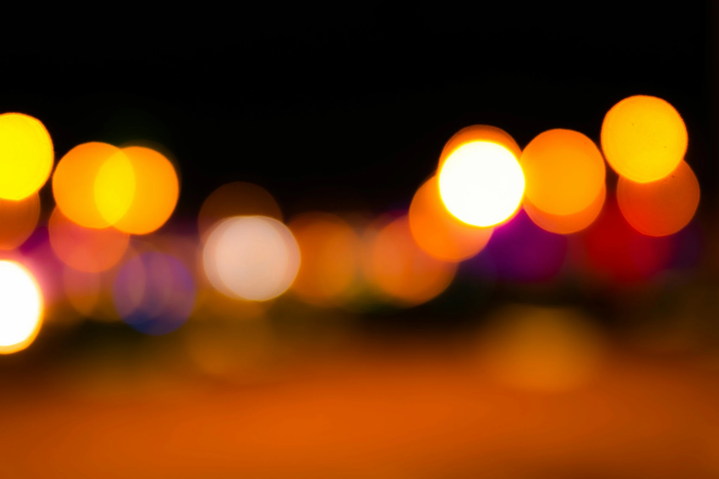 this is blurry image of various different lights