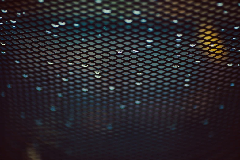 a close up view of some sort of mesh