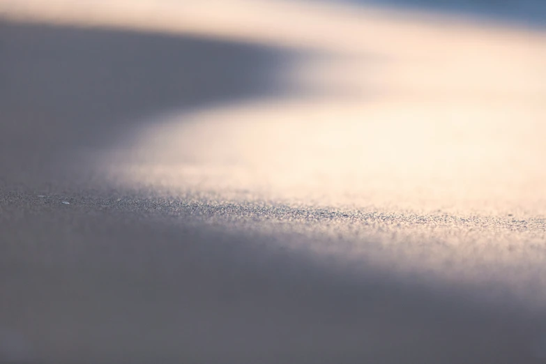 snow flakes on the edge of a snowy slope