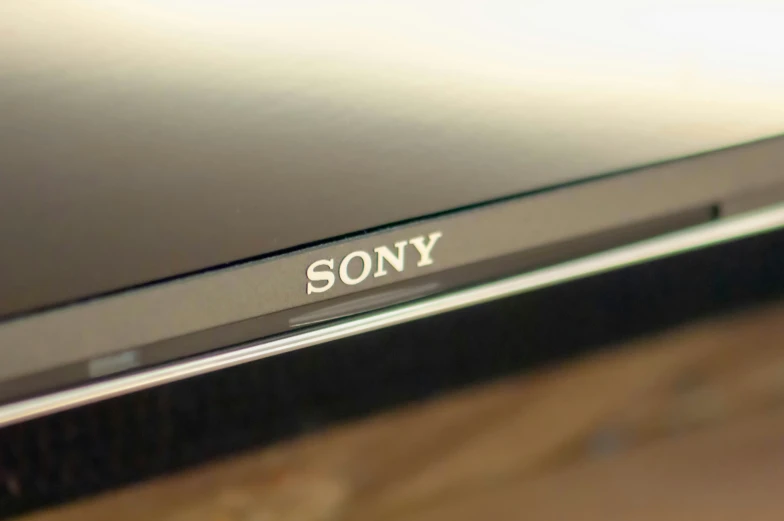 there is the back side of a sony laptop