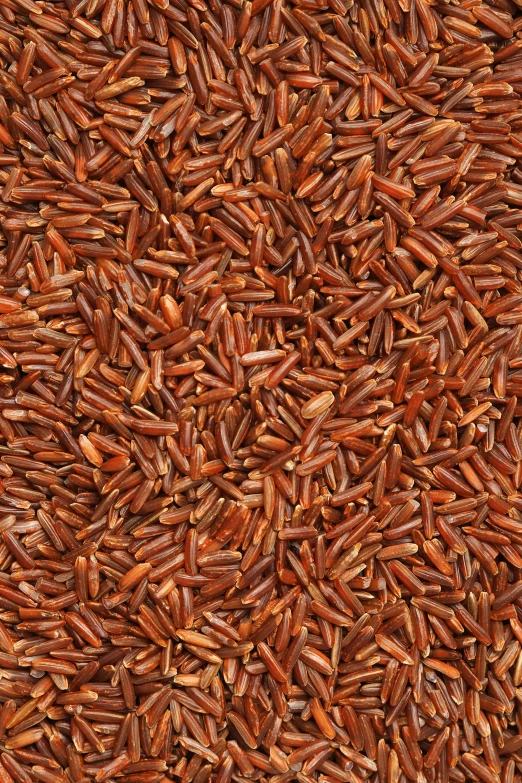 the grain is orange brown and black