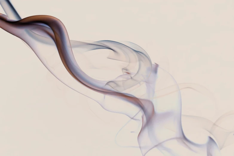 the smoke moves slowly as it looks like a swirling object