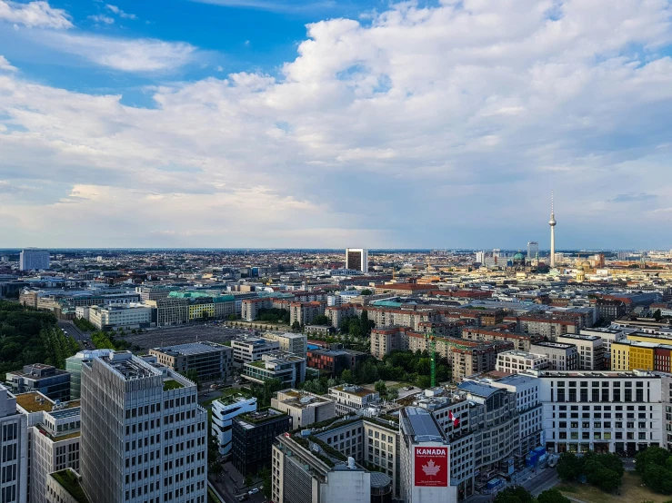 view of an area from the top of the tower