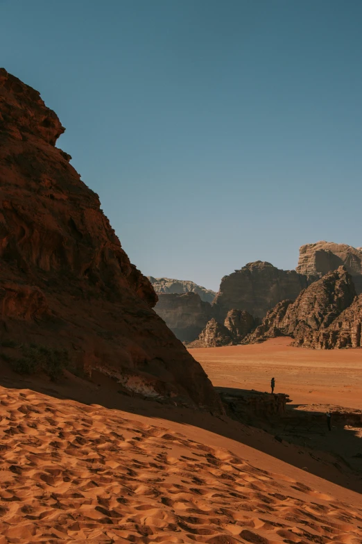 the view of mountains and deserts from a distance