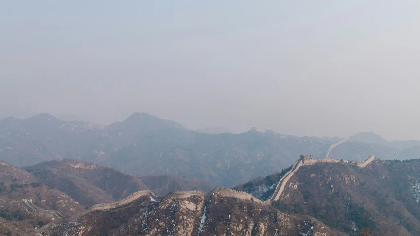 the great wall of china is very rugged