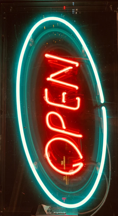 a neon sign with the word venco written on it