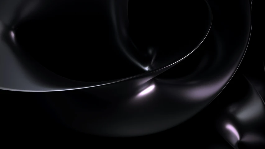 abstract art pograph of a curved dark object