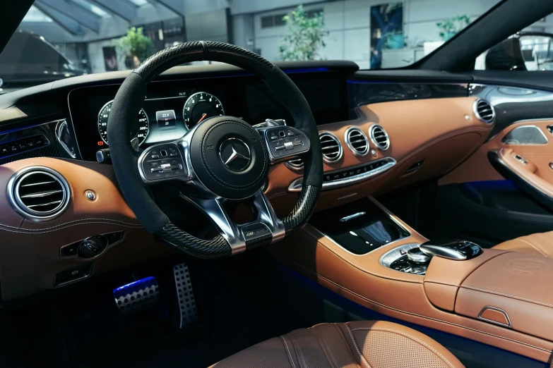 an interior view of the new mercedes c - class coupe