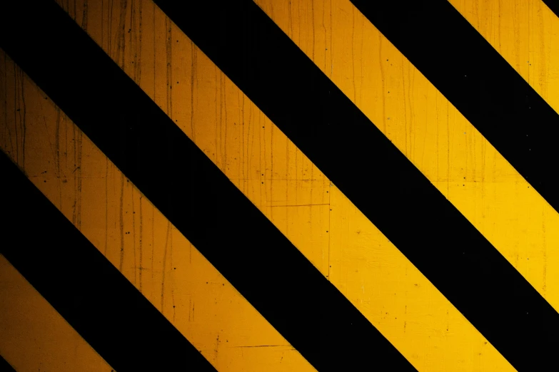 the diagonal lines are painted yellow with black stripes