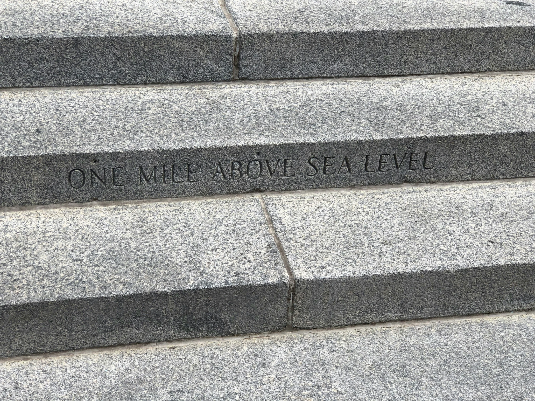 the names on a set of steps say don't enter