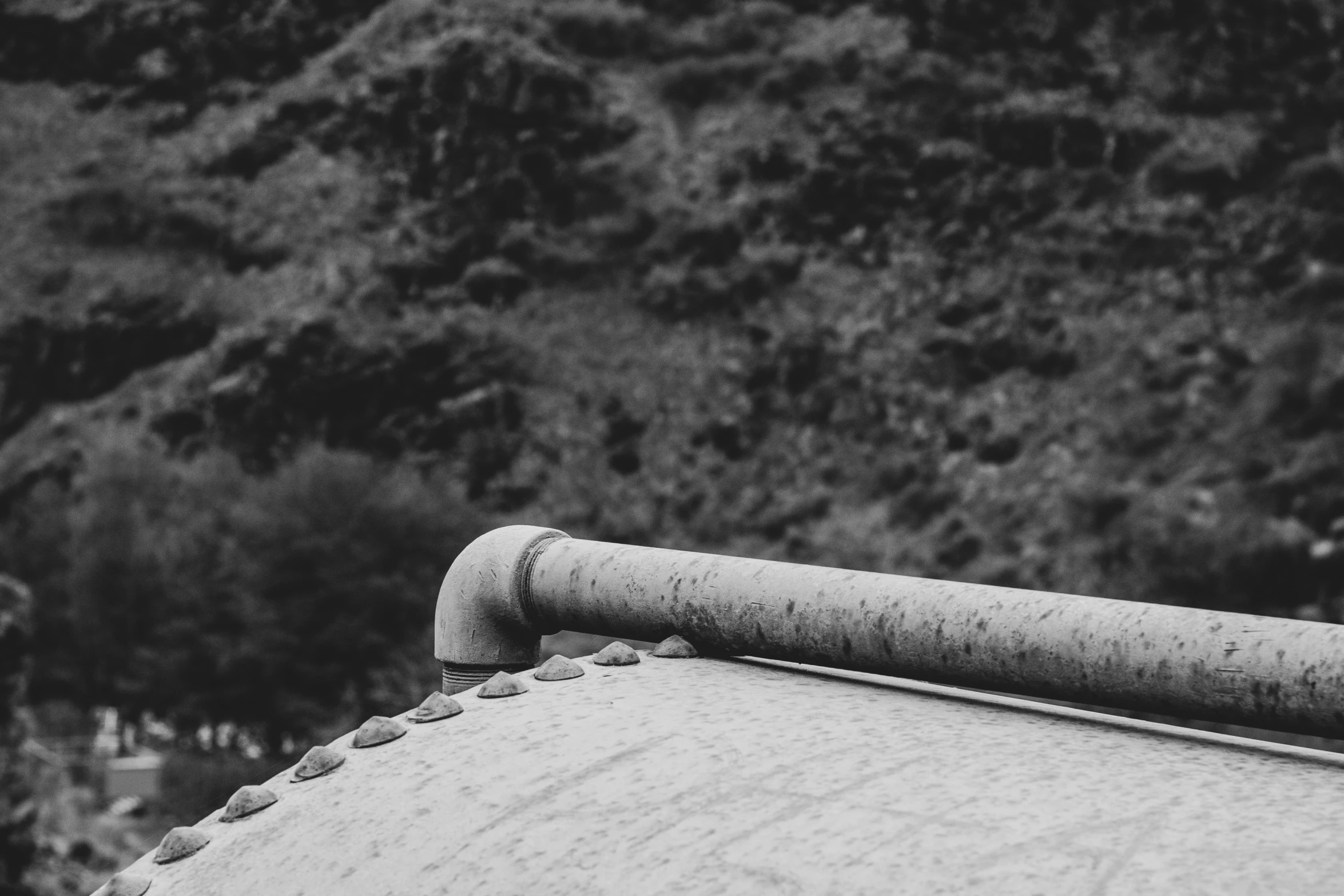 an old exhaust pipe sitting on top of a car