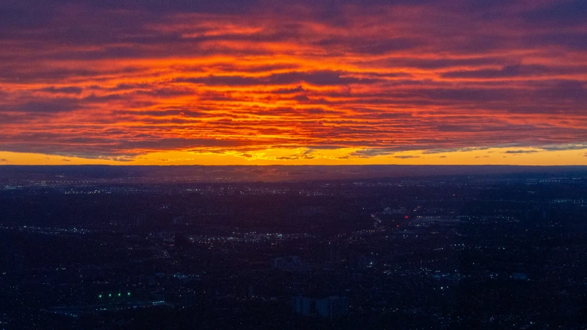 an image of a sunset in the sky