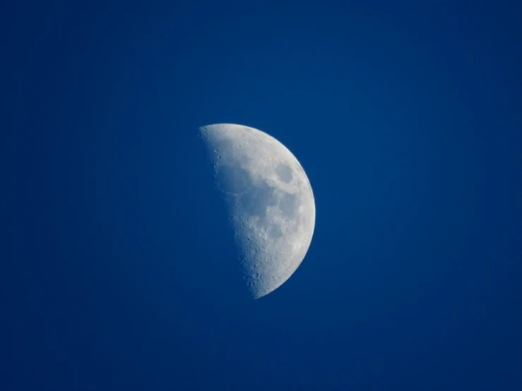 a crescent in the sky with a full moon in the background