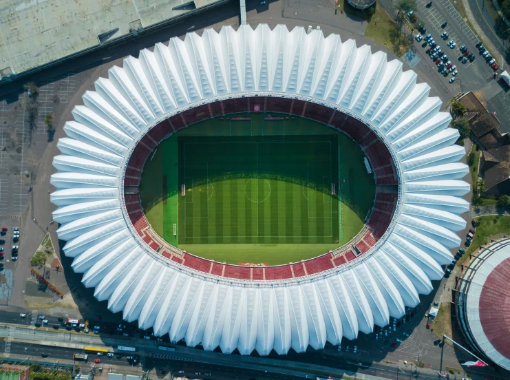 an aerial po of the london stadium