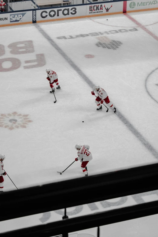 an image of a hockey game on the ice