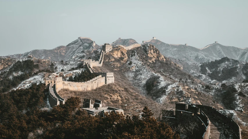 the great wall, one of the most famous landmarks