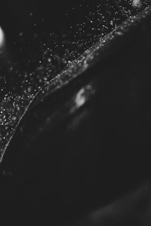 a view inside of an umbrella at night