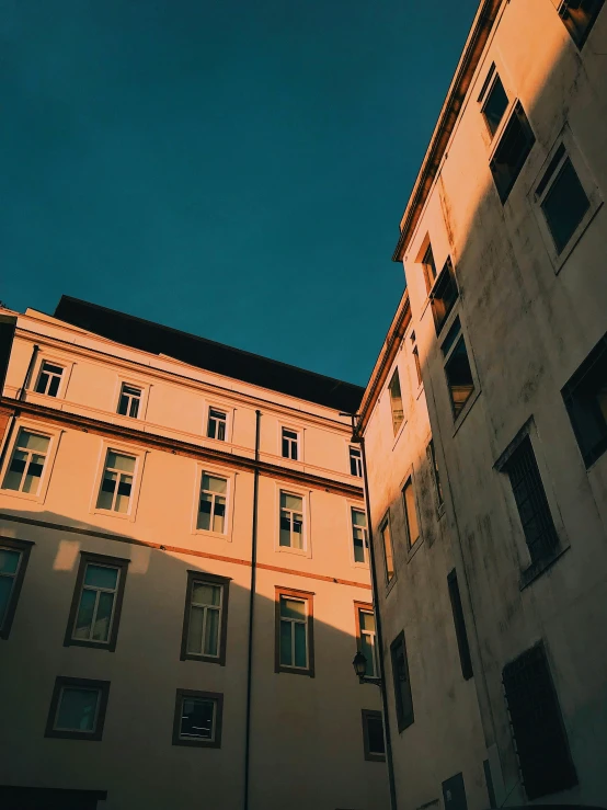 view of several different windows on a building