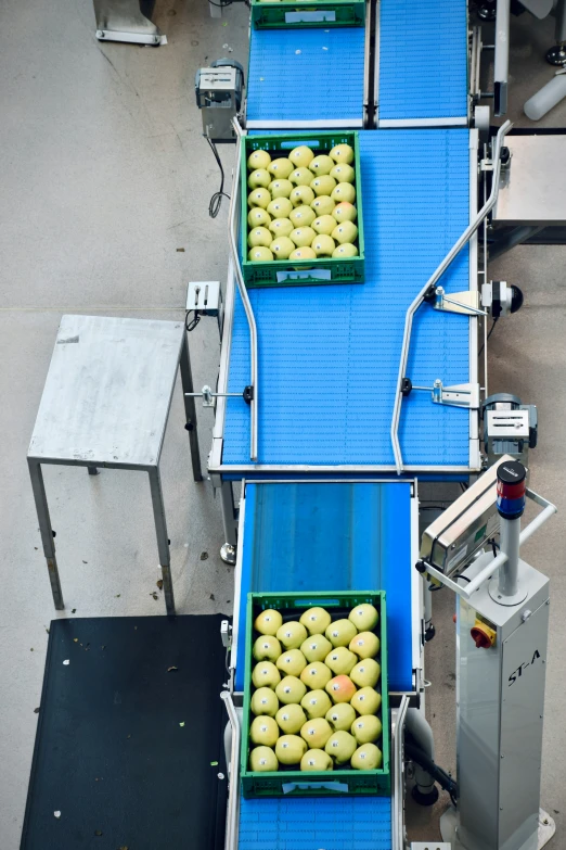 there are two bins filled with oranges