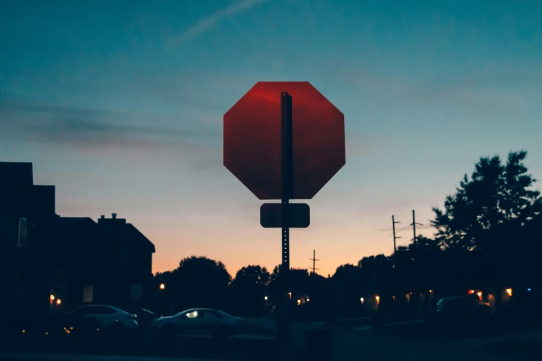 a traffic signal sitting over an intersection on a pole