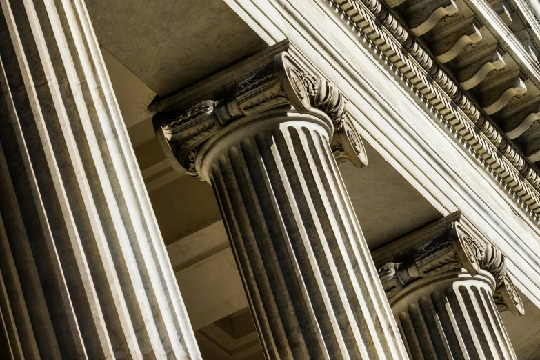 a close up po of the intricate columns