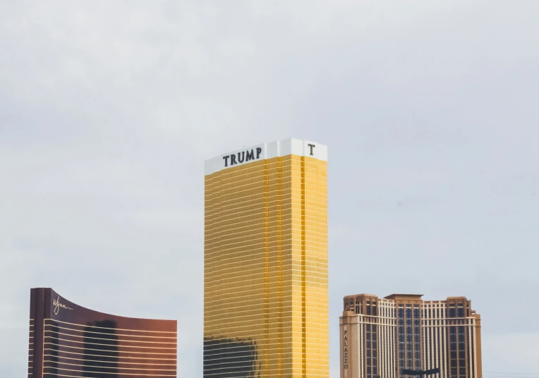 the mgm el, casino and resort with a cloudy sky