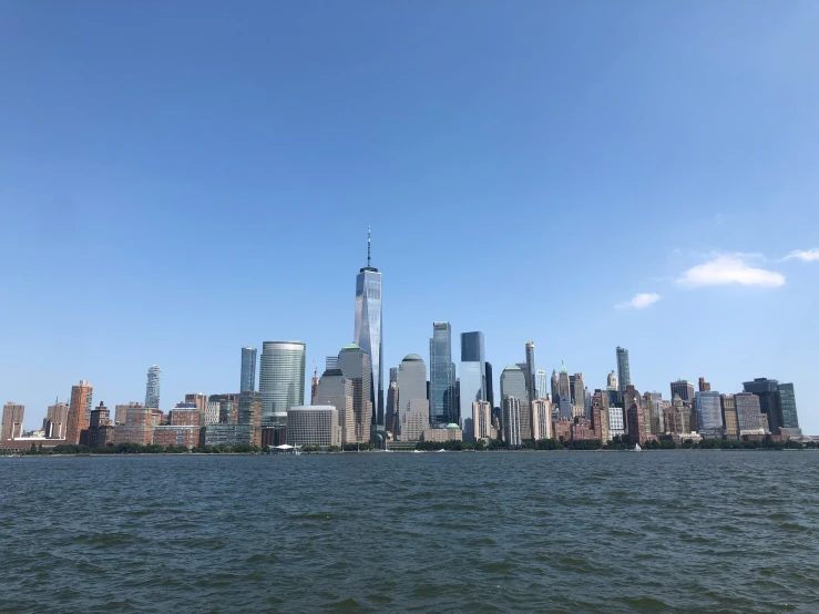 a view of a city from across the water