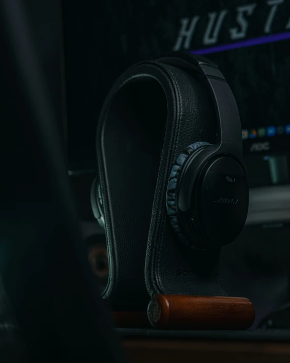 the headphones and controller of a gaming system
