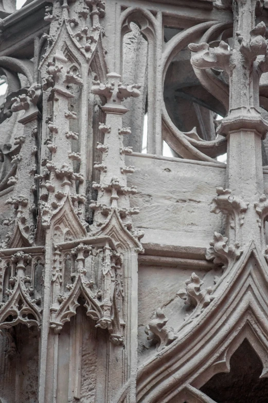 a large ornate architecture is shown on a building