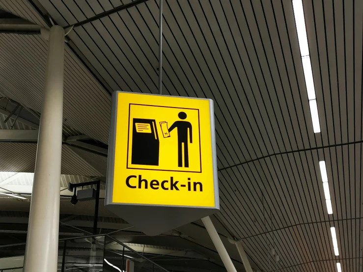 a sign warning that passengers to not be in the area