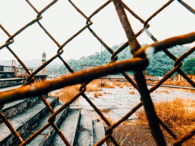 the top of a rail on railroad tracks