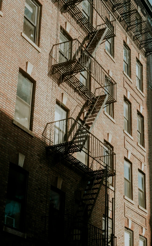 an image of a fire escape and staircase