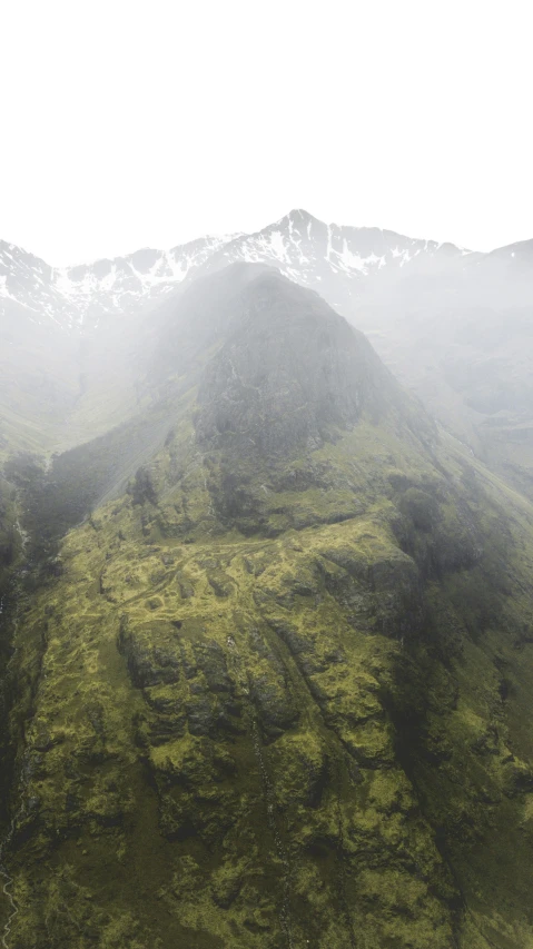 a mountain side has some animals grazing in the grass