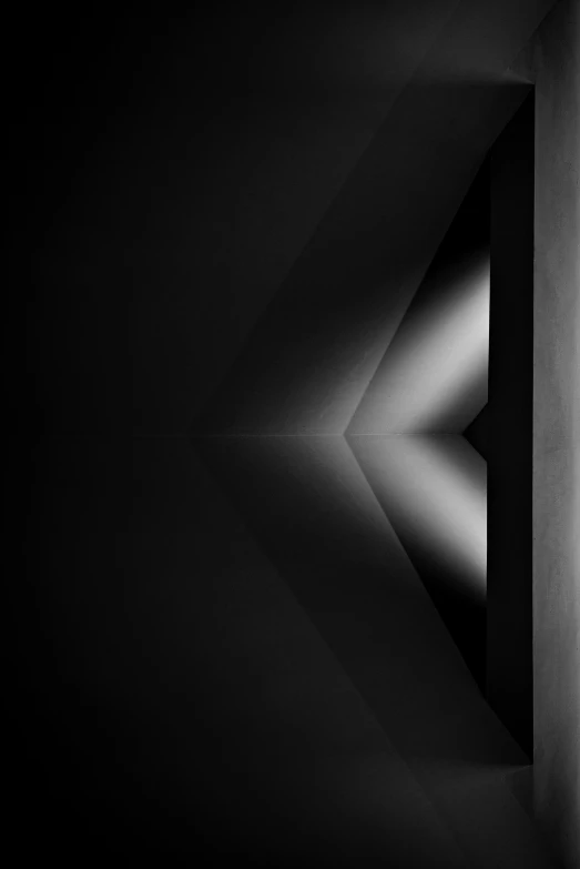 an abstract geometrical black and white po