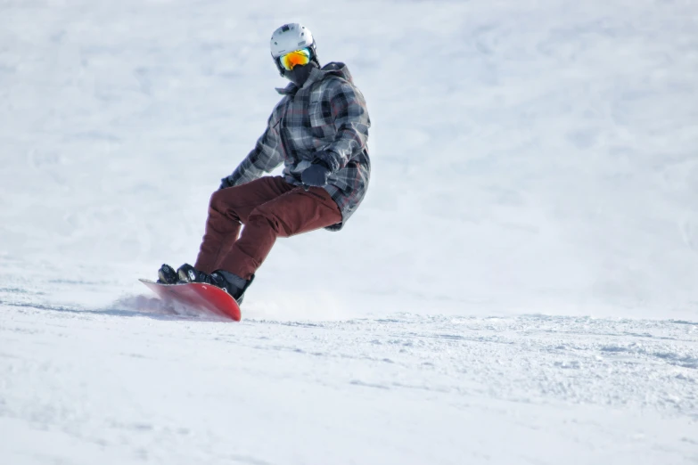 a man that is standing in the snow on a snowboard