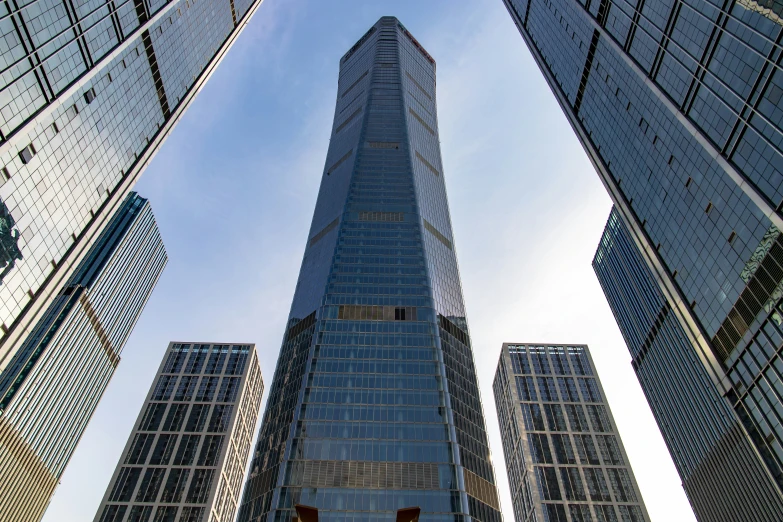 high rise building that is looking up into the sky