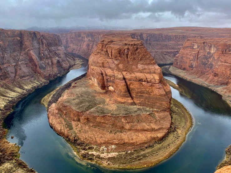 the landscape is incredible and very scenic with river in front