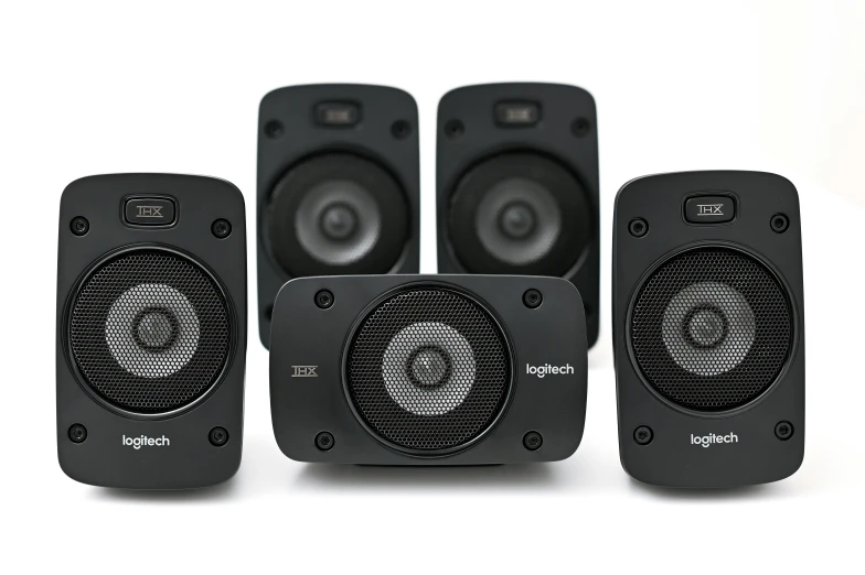there are six speakers and the speaker is black