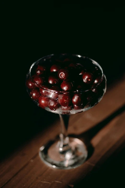 cherrys sit in a bowl on the table