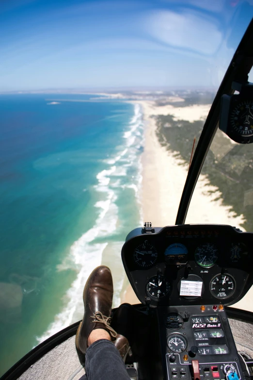 a po taken from a plane looking down on a beach